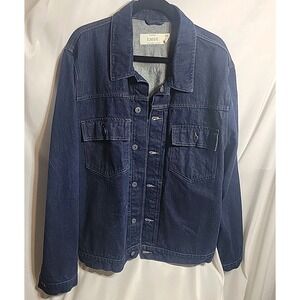 Top man Men's‎ Blue Jean Jacket Xxl 2xl Casual Chore Lumberjack Campcore Topman